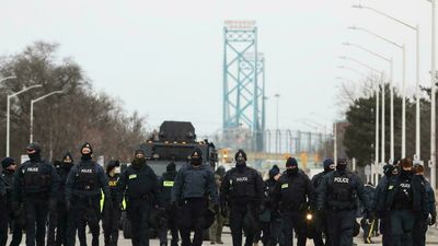 Canadian police clear Ambassador Bridge on sixth day of protesters’ blockade