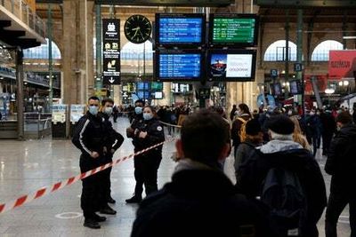 Man brandishing knife shot dead by police at Gare du Nord in Paris