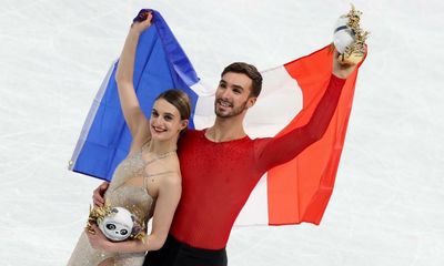 Golden redemption for Papadakis and Cizeron in Valentine’s Day ice dancing