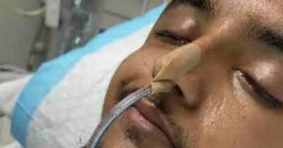 'Miracle' moment man opens eyes for first time after falling off four-storey roof