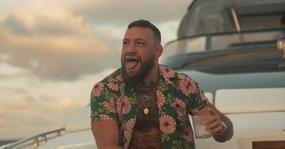 Conor McGregor fans spot hidden detail in snaps as UFC star drinks on yacht