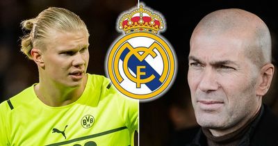 Erling Haaland holds Zinedine Zidane talks as switch could lead to Real Madrid transfer