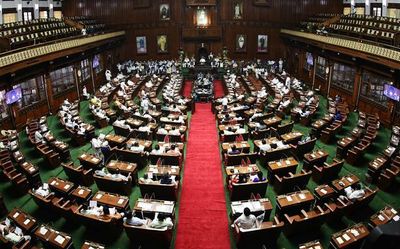 Hijab controversy: Congress legislators wear black band in Karnataka Assembly