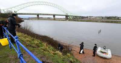 Police divers hunt for evidence under Runcorn Bridge as murder investigation continues