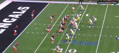 Did Super Bowl referees completely miss a false start call on the Rams during their game-winning drive?