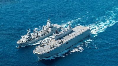 Chinese navy arriving in Tonga as HMAS Adelaide continues 'tough' humanitarian deployment