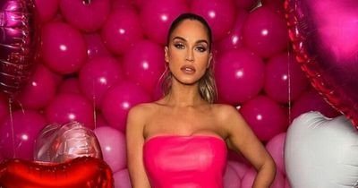 Vicky Pattison looks stunning as she channels Barbie in Valentine's Day snap