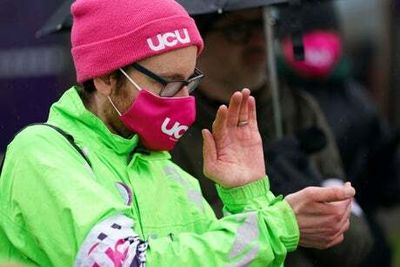 University strike: Students support lecturers on picket line with cake and biscuits