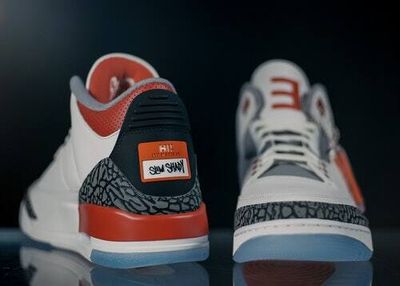 Nike made a special Jordan 3 sneaker for Eminem to debut at the Super Bowl