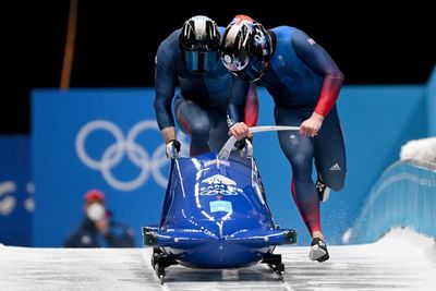 Winter Olympics: Brad Hall’s medal hopes in two-man bobsleigh all but over in Beijing