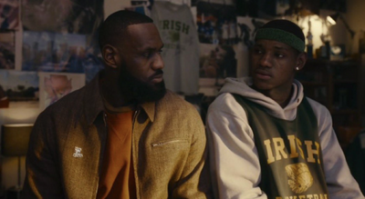 Fans turned LeBron’s Super Bowl commercial with his younger self into a hilarious meme