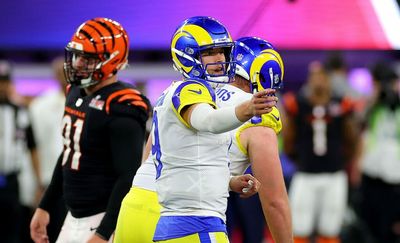 Matthew Stafford threw a beautiful no-look pass on the Super Bowl-winning drive