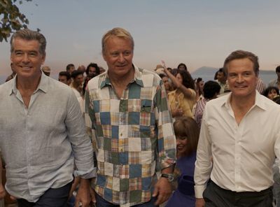 Christine Baranski says it was ‘rocket science’ getting Colin Firth to dance properly in Mamma Mia 2