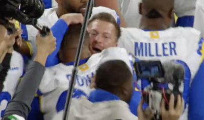 Mic’d-up video showed Sean McVay predicting Aaron Donald’s Super Bowl-clinching play