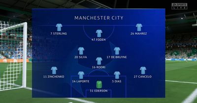 We simulated Sporting vs Man City to get a Champions League score prediction