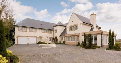 Elegant East Lothian mansion with fountain and grand staircase hits the market