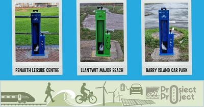 Bicycle repair stations installed across Vale of Glamorgan with free pumps and tools