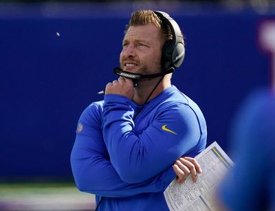 Sean McVay on whether he’ll be Rams’ coach in 2022: ‘We’ll see’