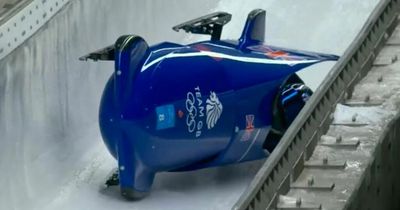 Team GB dramatically crash out in 83mph bobsleigh smash at Winter Olympics