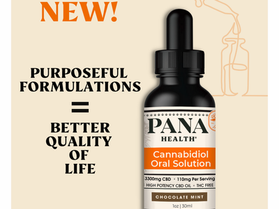 Panacea Life Sciences Launches THC-Free Powerful 3300mg Cannabidiol Oral Solution Tincture