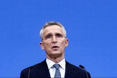 Nato’s door ‘remains open’ for Ukraine, says secretary-general Jens Stoltenberg