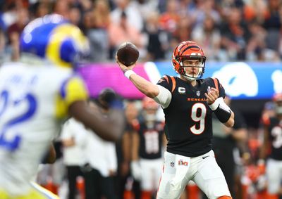 Joe Burrow hopped on stage with Kid Cudi at Bengals’ Super Bowl afterparty