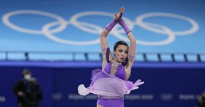 Russian Kamila Valieva leads in Olympic figure skating