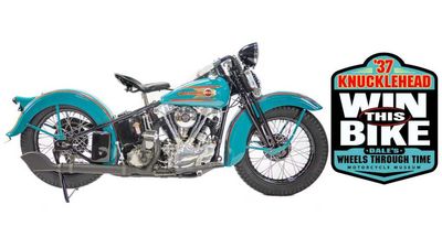 Wheels Through Time Museum Raffles Off Rare 1937 Harley Knucklehead