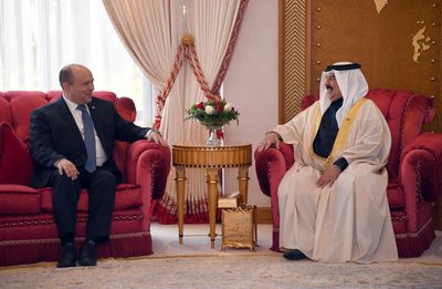 Israeli PM Bennett meets Bahrain king, crown prince in Manama