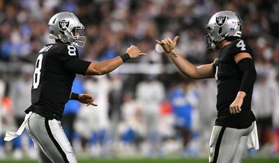 What condition Raiders quarterback position is in heading into free agency 2022