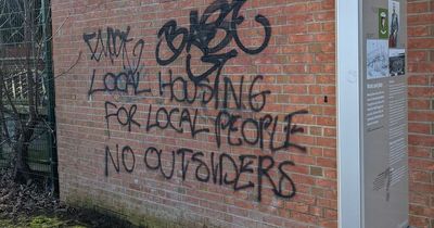 'Sickening' graffiti on East Belfast greenway condemned