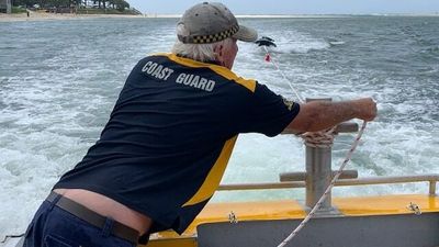 Jetski riders dice with death as they take on newly formed sandbar at Bribie Island