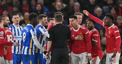 Brighton manager Graham Potter accuses Manchester United players over controversial red card