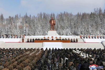 N. Korea celebrates late leader's birthday, pushes for unity