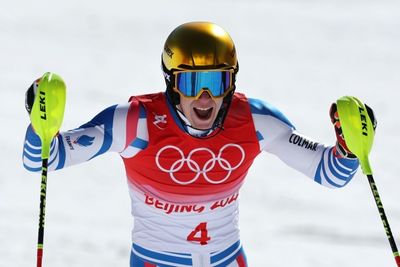 France's Noel trumps Strolz for Olympic slalom gold