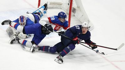 U.S. men's hockey team out of Winter Olympics after losing to Slovakia in penalty shootout