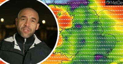 Storm Dudley: Alex Beresford says exact time 90mph gales could hit the UK
