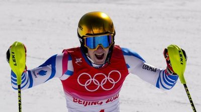 French Skier Noel Wins Olympic Slalom with Fast 2nd Run