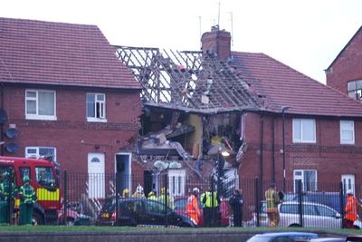 Man injured in suspected gas explosion now in critical but stable condition