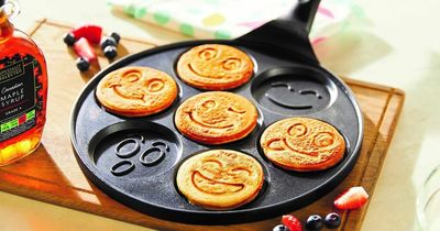 Aldi's Pancake Day range includes an emoji frying pan for just £8