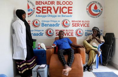 Somali doctors open war-scarred nation's only public blood bank