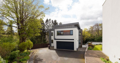 Futuristic Edinburgh five-bedroom property with heated driveway and cinema room
