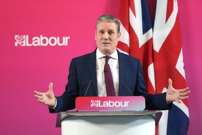 Keir Starmer’s fondness for Union Jacks does not make him a nationalist, Labour frontbencher says