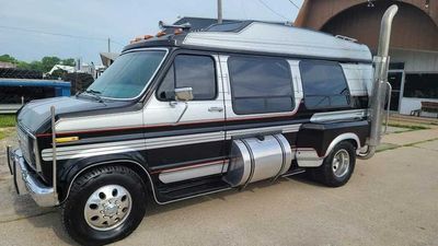 Ford Dually Van With Trucker Exhaust Stacks Is Up For Sale