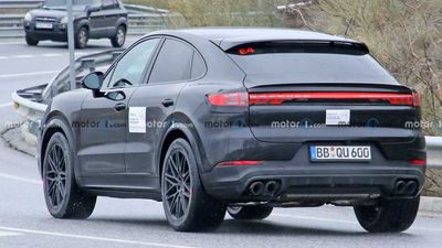 New Porsche Cayenne Coupe Spy Photos Reveal Snazzy Taillights