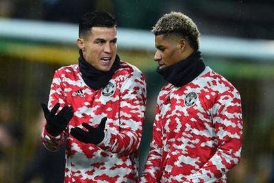 Marcus Rashford hits back at reports of Man United dressing room frustrations with Cristiano Ronaldo