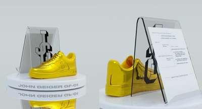 Designer John Geiger is turning his Nike sneaker lawsuit into an NFT