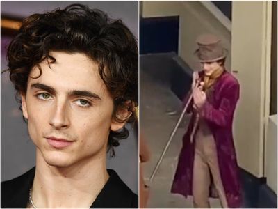 Timothee Chalamet spotted filming Wonka at Oxford University