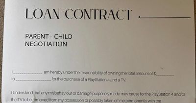 'I made my sons sign a loan contract so they could buy a new PlayStation'
