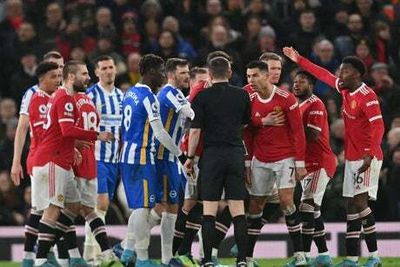 Man United hit with FA charge after fury during Brighton win